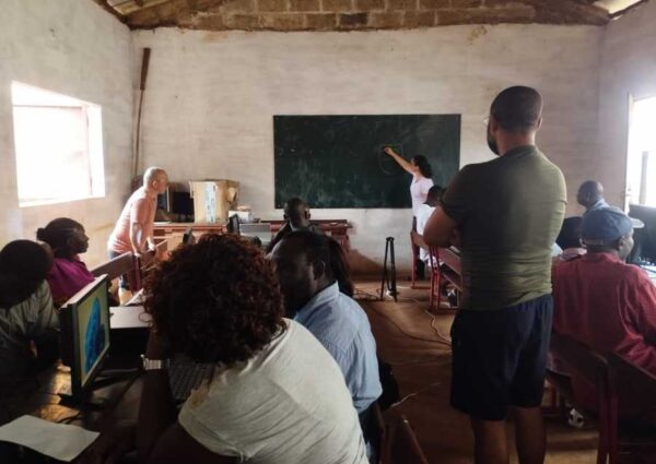 Segundo dia de voluntariado na Guiné